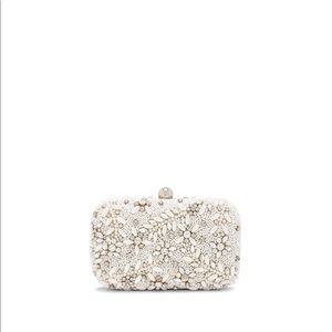 From St Xavier Talon Box Clutch - Ivory